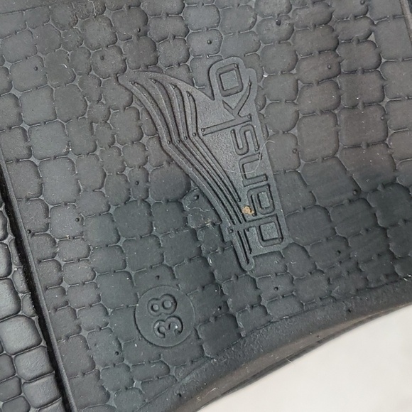 Dansko Women Marisa Comfort Mary Jane Leather Wedge Clogs shoes sz 38/7.5-8 - Picture 11 of 13